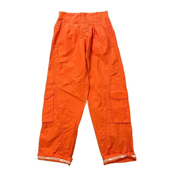 Free People Movement orange cargo pants size XS - Picture 1 of 10